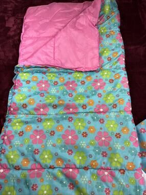 Vintage Flower Power Sleeping Bag Youth Psychedelic Hippie K Mart